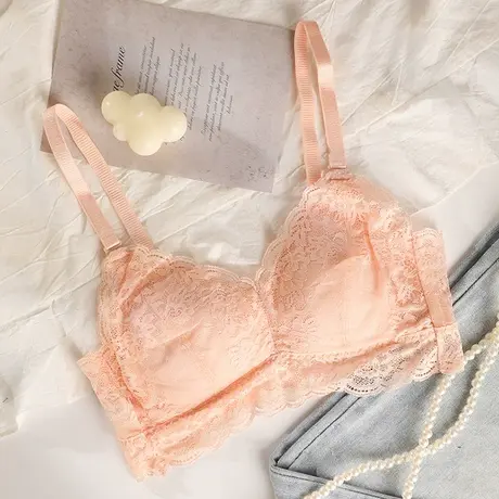 奥维丝丽2025新款睡眠内衣女大胸显小上托聚拢收副乳无钢圈文胸图片