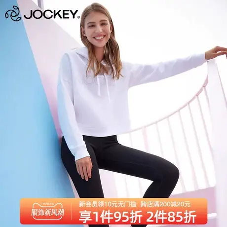 Jockey高腰瑜伽短裤女紧身翘臀防走光瑜珈长裤薄款夏季运动健身图片