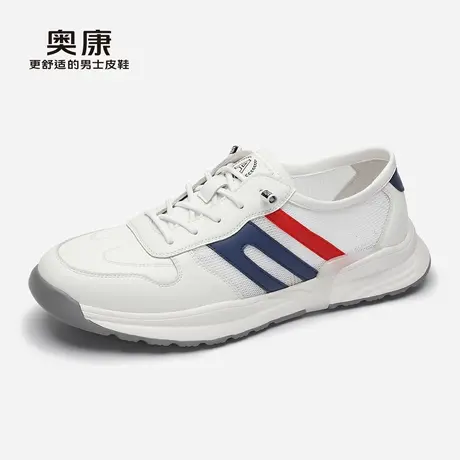 【门店发货】【海鸥系列】奥康男鞋2022秋季新款时尚休闲鞋牛皮鞋商品大图