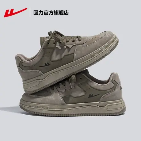 回力官方旗舰店板鞋男冬2024新款情侣加绒棉鞋复古厚底休闲运动鞋图片