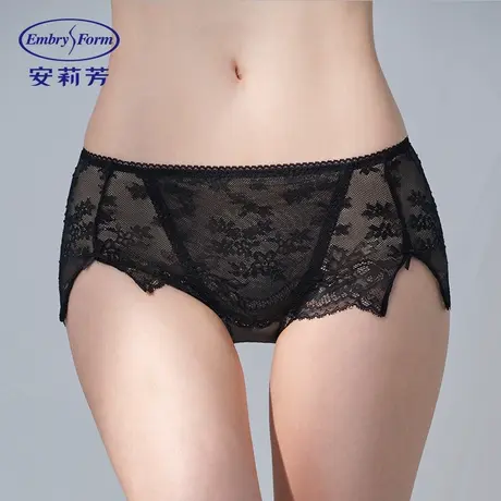 安莉芳夏季花卉蕾丝透气低腰性感三角裤女士舒适包臀内裤EPW0295图片
