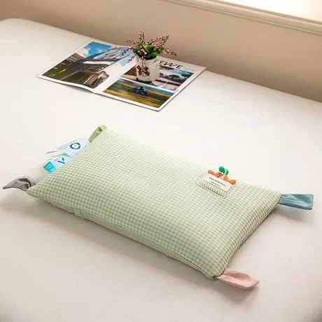 恒源祥双面凉感儿童荞麦壳枕头枕芯助睡眠护颈椎家用男生女生单人图片
