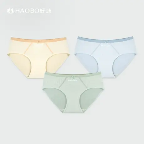 【79元3条】女三角裤裆里聚乳酸抑菌小裤短裤中腰三角裤HKW2402图片