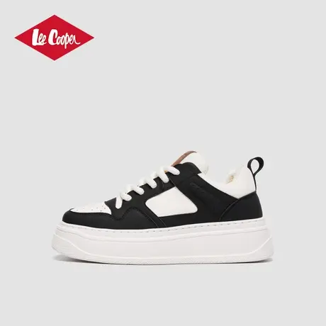 Lee Cooper2025春季新款板鞋男耐磨防滑百搭男鞋厚底增高休闲鞋男图片