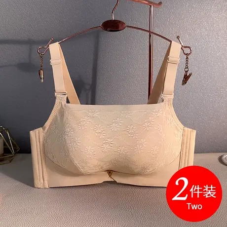 思晴抹胸式文胸聚拢内衣女小胸无钢圈加厚2.5cm防走光裹胸式胸罩图片