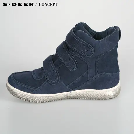 【新品】sdeer圣迪奥专柜正品做旧感高帮休闲女鞋S14383947图片