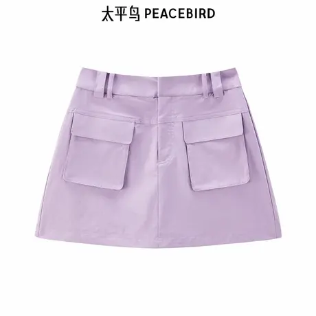 【商场同款】太平鸟prince联名年秋季新款工装半裙A3GEE3341图片