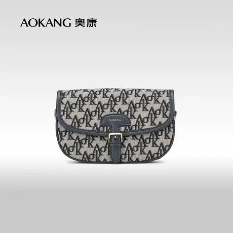 奥康包包女春秋季新款百搭女包时尚复古刺绣网红单肩斜挎包潮图片