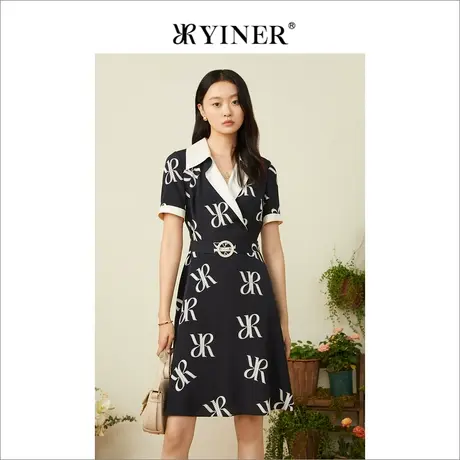 YINER音儿女装2022夏季连衣裙8232205670图片