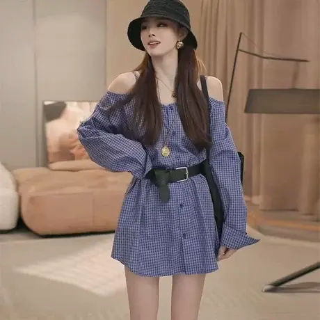 法式气质无袖圆领衬衫女2025新款夏季巨好看的小衫高级不撞款上衣图片