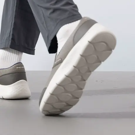 斯凯奇（Skechers）男鞋夏季2025新款穿脱健步鞋软底网面休闲鞋轻图片