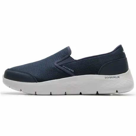 斯凯奇（Skechers）男鞋夏季2025新款穿脱健步鞋软底网面休闲鞋轻图片