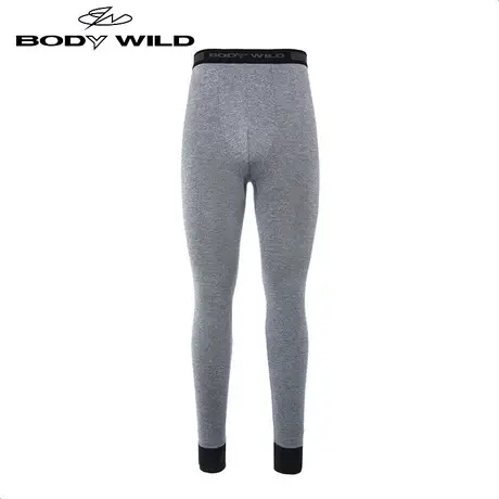 BODY WILD宝迪威德秋冬空气层暖衣装腰拼接男士保暖长裤ZBN73LW1图片