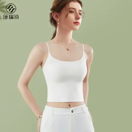 美背内衣女文胸一体带胸垫抹胸可外穿内搭防走光抹胸吊带背心夏季图片