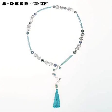 【新品】sdeer圣迪奥专柜正品女装清新文艺设计感腰链S144843D7图片