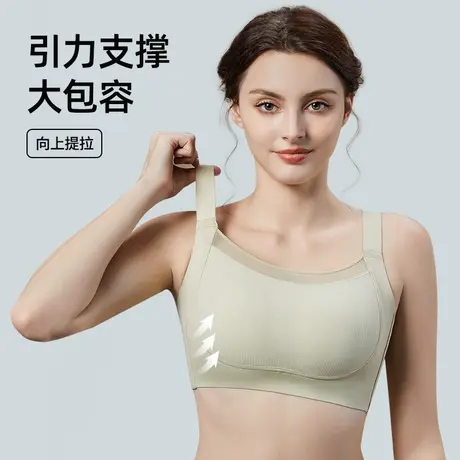 大码内衣女胸大显小收副乳防下垂全罩杯薄款聚拢文胸超薄调整胸型图片