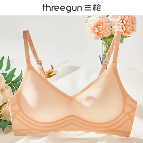 三枪内衣女士无痕2023年新款秋冬季无钢圈聚拢防下垂收副乳文胸罩图片