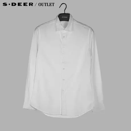 sdeerhe圣迪奥专柜正品男春装纯色休闲款衬衫3170584图片