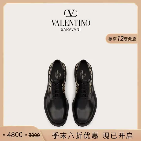[季末优惠][线上限定]华伦天奴VALENTINO男士 V 标志德比鞋图片