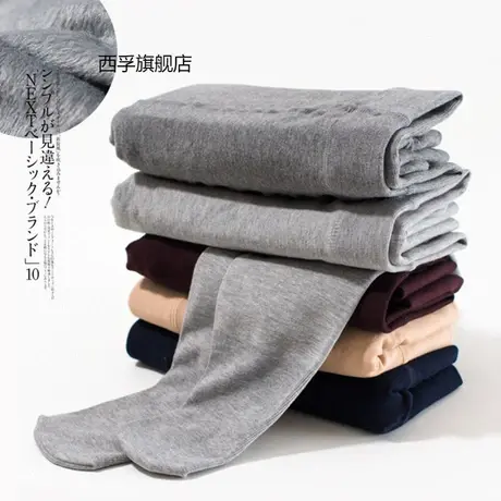 光板龙爪毛加厚脚底加绒修身显瘦微压力棉一体连裤袜女图片