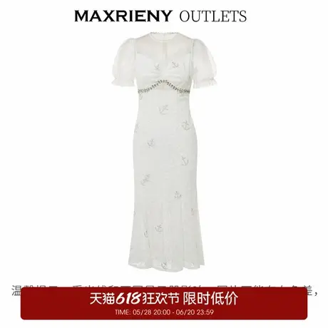 【奥莱】MAXRIENY美人鱼连衣裙夏季新中式复古裙子图片