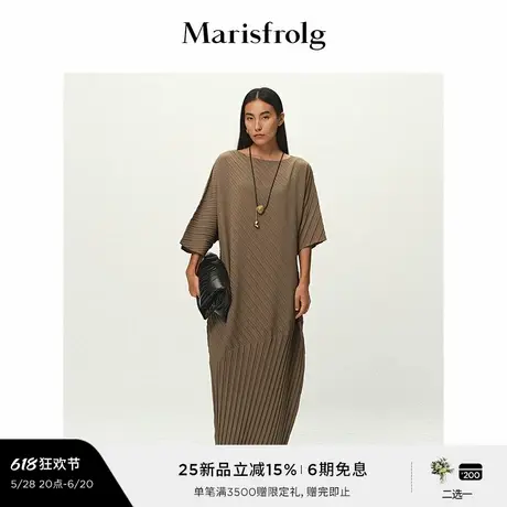 【艺术家灵感】Marisfrolg玛丝菲尔2025春新款立裁花苞休闲连衣裙图片