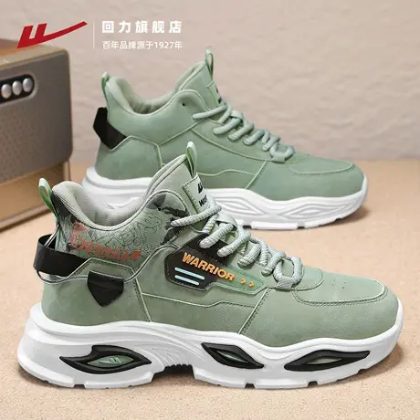 回力高帮鞋男款2025秋季新款男鞋潮流百搭男士鞋子板鞋休闲运动鞋图片