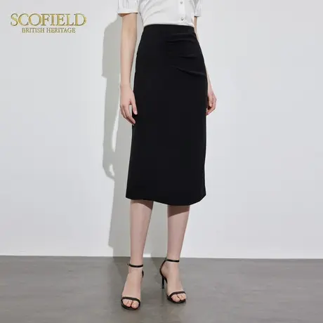 【大乐gogo严选】【醋酸】Scofield微A版感绿色半身裙夏季短裙图片