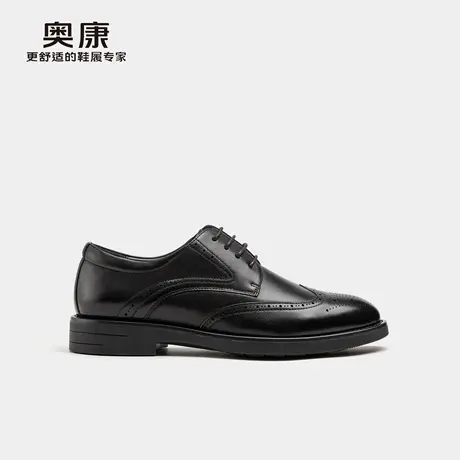 奥康 男鞋2025夏季新款正装皮鞋真皮英伦商务舒适防滑透气结婚鞋图片
