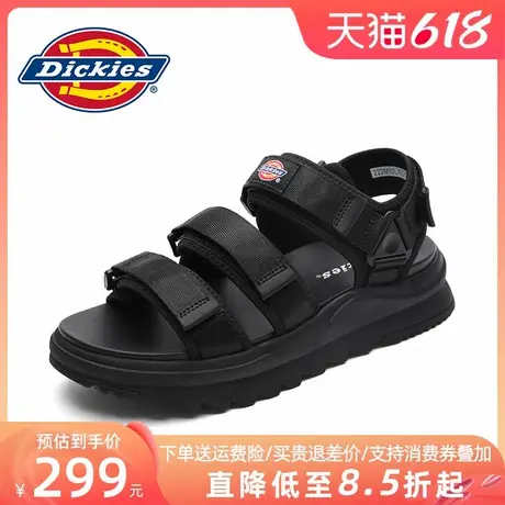 Dickies凉鞋男软底2025夏季新款男士运动休闲鞋外穿沙滩鞋子拖鞋图片