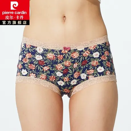 2019皮尔卡丹预女弹力印花平口裤商品大图