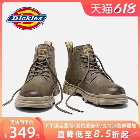 Dickies马丁靴男2025新款夏季透气薄款工装靴男士雪地靴男鞋棉鞋图片