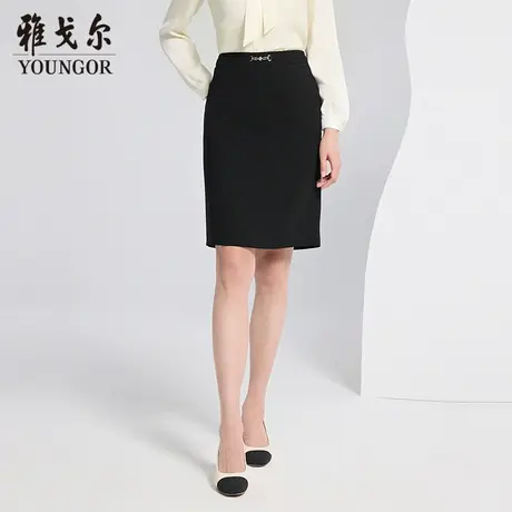 【商场同款】雅戈尔女士半身裙夏季新款官方商务休闲上班穿半身裙图片