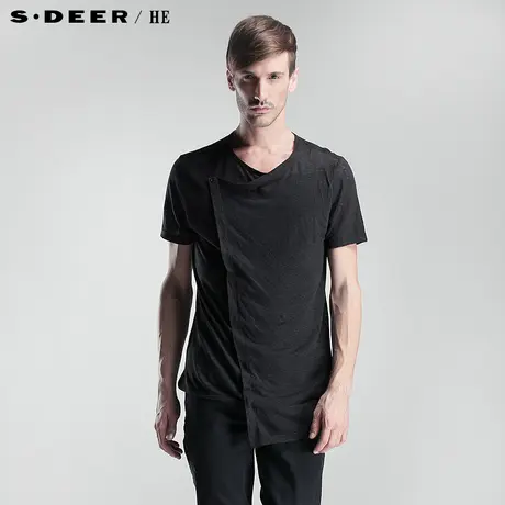 sdeerhe圣迪奥男装专柜正品前卫男士上衣32701C1图片