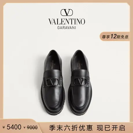 [季末优惠]华伦天奴VALENTINO男士 VLOGO SIGNATURE 乐福鞋图片