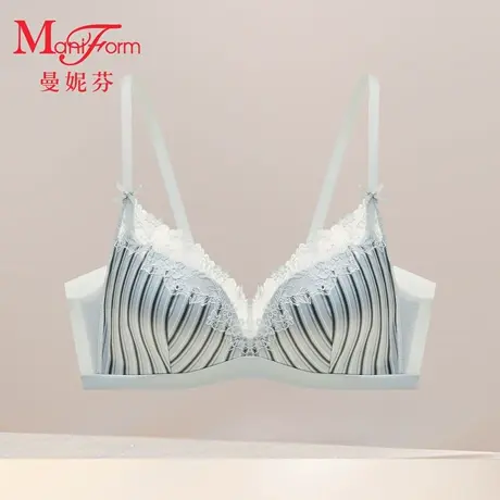 曼妮芬三角杯无钢圈文胸20812468图片