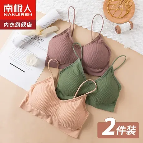 内衣女无钢圈夏季小胸聚拢运动薄款美背抹胸式文胸罩学生高中少女商品大图