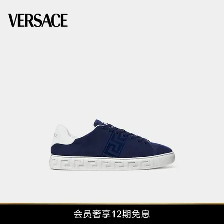 【新品】VERSACE/范思哲 男士Greca绒面革运动鞋图片