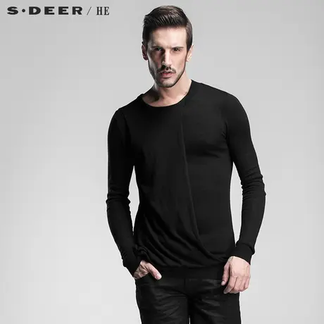 sdeerhe圣迪奥休闲假两件男士针织衫H13473590图片