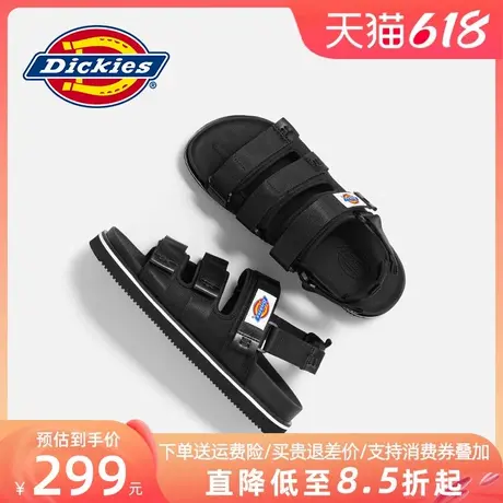 Dickies凉鞋男夏季2025新款防滑耐磨两用外穿男士拖鞋沙滩鞋男款图片