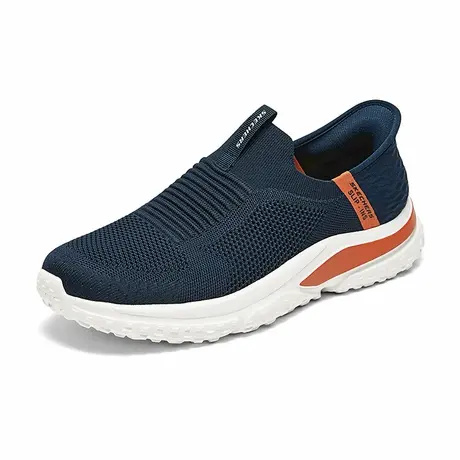 闪穿鞋Skechers斯凯奇slip ins夏2025新款男一脚蹬网面透气健步鞋图片