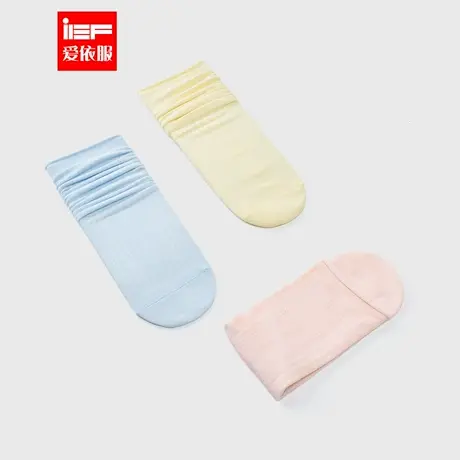 IEF/爱依服堆堆袜2025春季新款日系JK制服纯色透气百搭中筒袜图片