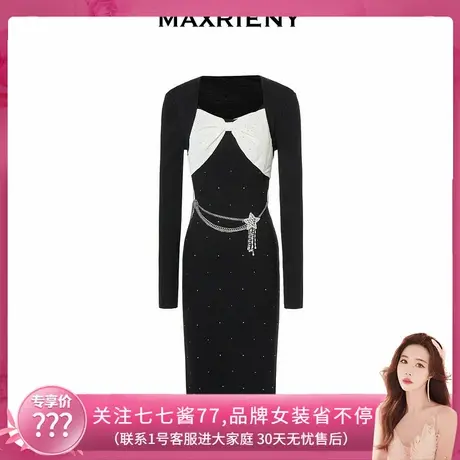 【七七酱专享】MAXRIENY星愿裙复古连衣裙款裙子女图片