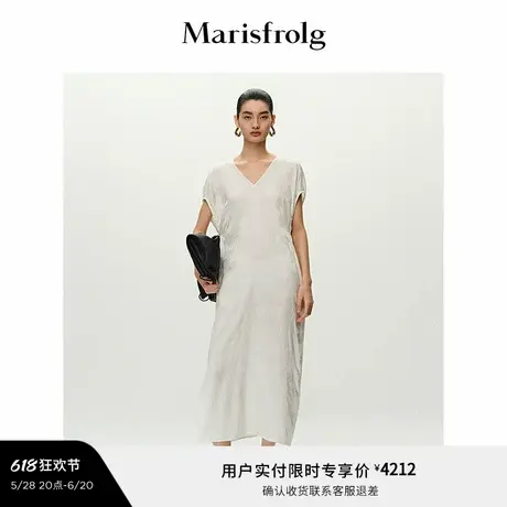 【艺术家灵感】Marisfrolg玛丝菲尔2025夏新款提花廓形休闲连衣裙图片