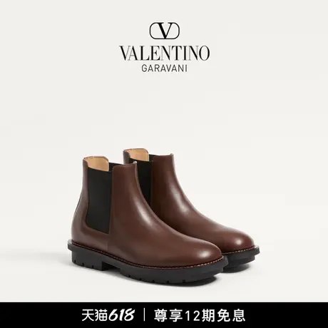 [早秋新品]华伦天奴VALENTINO男士 URBIE 小牛皮短靴图片