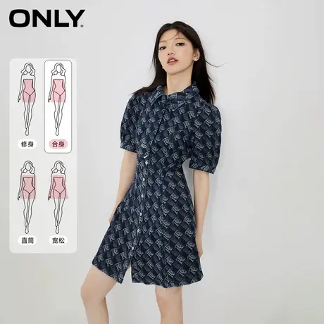 [ONLY奥莱]夏季新款时尚百搭JK风牛仔连衣裙女图片