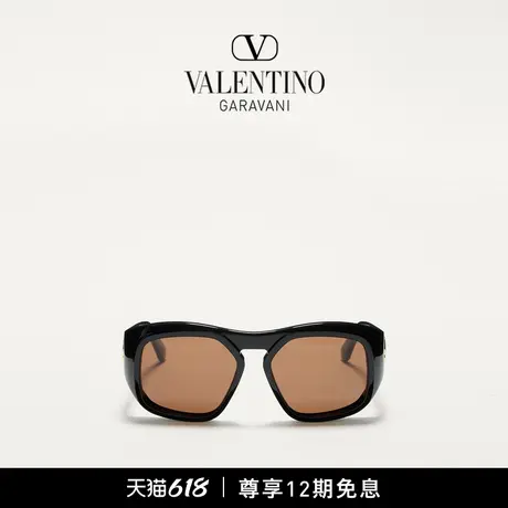 [12期免息]华伦天奴VALENTINO男女同款矩形醋酸纤维太阳眼镜图片