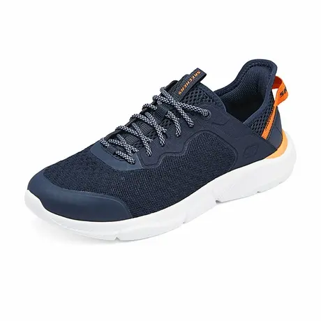 Skechers斯凯奇夏男鞋绑带休闲鞋网面透气舒适运动鞋高回弹跑步鞋图片
