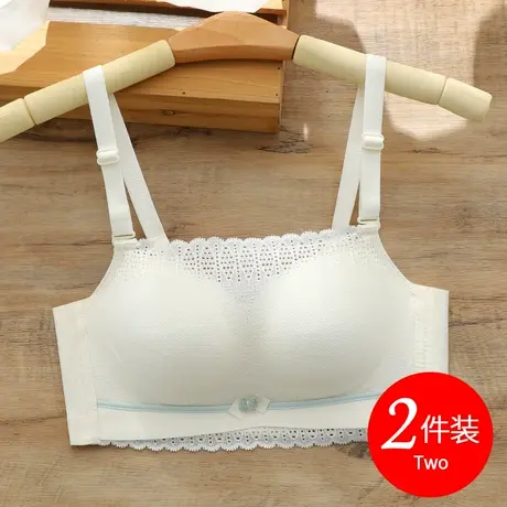 思晴抹胸式内衣女士小胸罩文胸聚拢收副乳防下垂无钢圈防走光裹胸商品大图