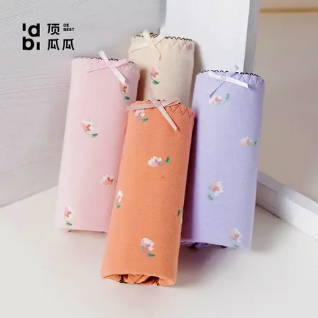 顶瓜瓜顶瓜瓜女士内裤女纯棉抗菌裆夏季薄款性感三角短裤图片
